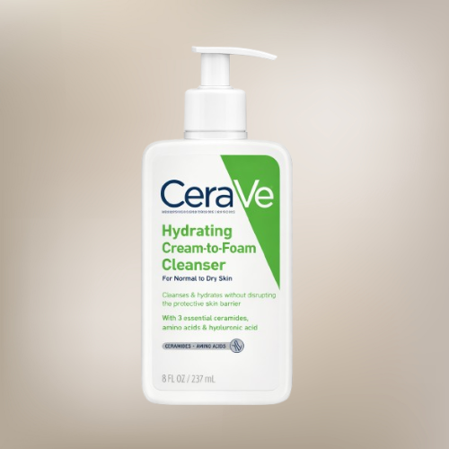 CeraVe Hydrating Cream-to-Foam Cleanser 236ml