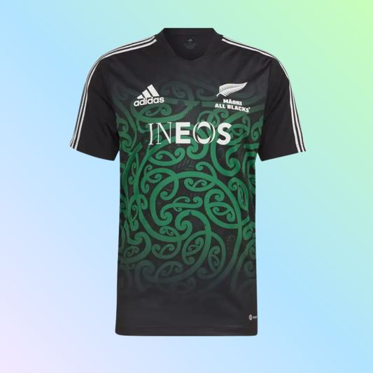 adidas Mens Maori All Blacks 2024 Performance Tshirt