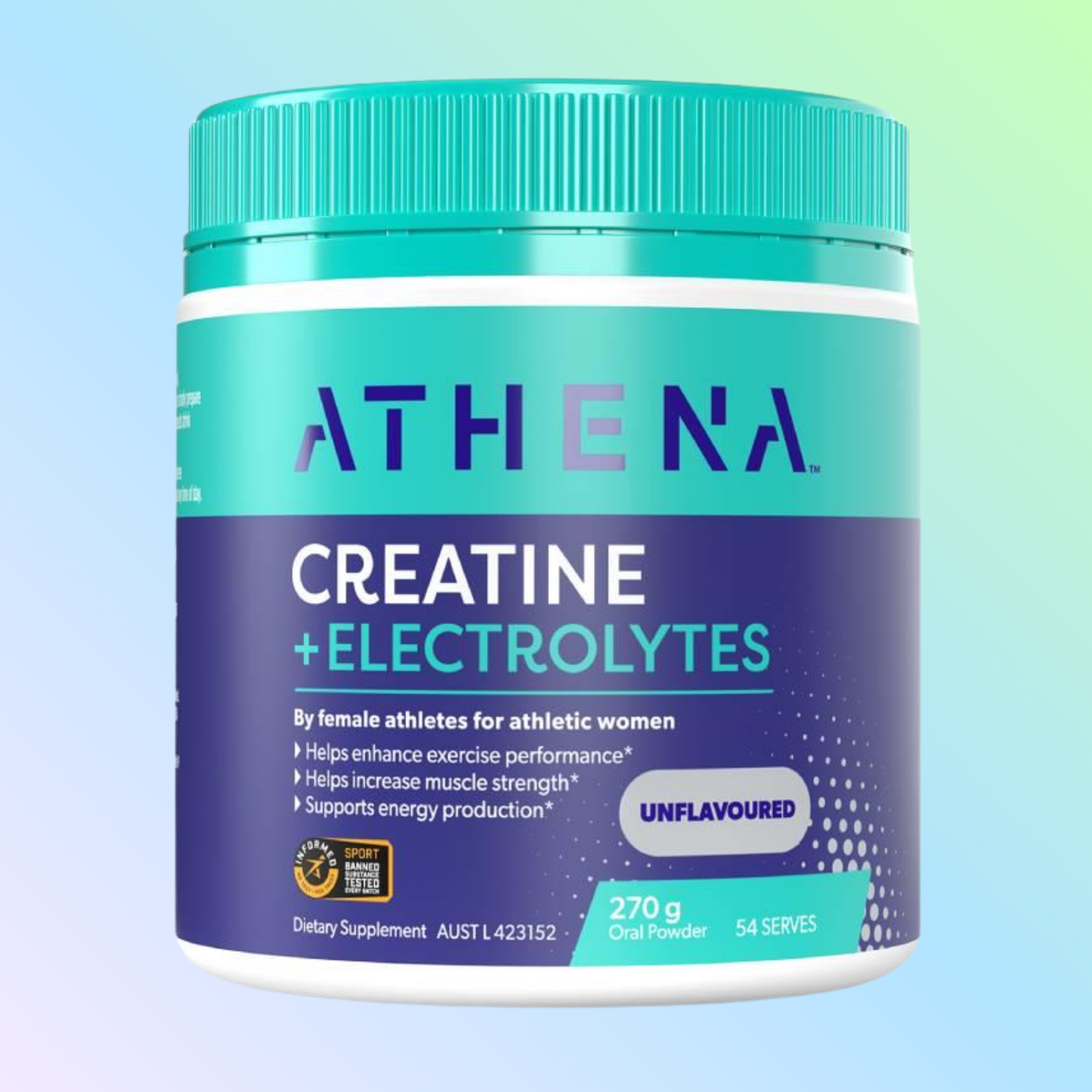 Athena Creatine + Electrolytes Unflavoured