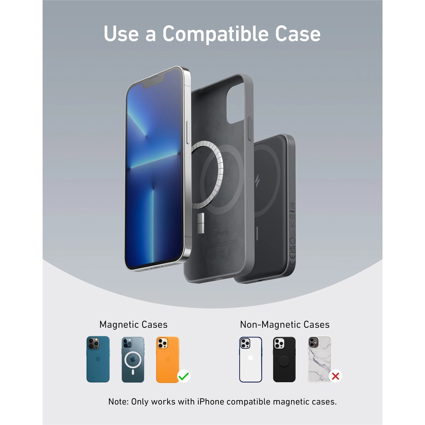 Anker 621 Magnetic Wireless Power Bank 5K mAh